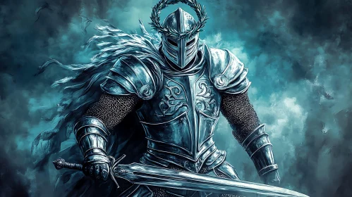 Armored Warrior with Sword