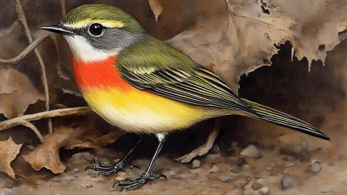 Colorful Bird in Natural Setting
