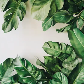 Tropical Greenery Frame