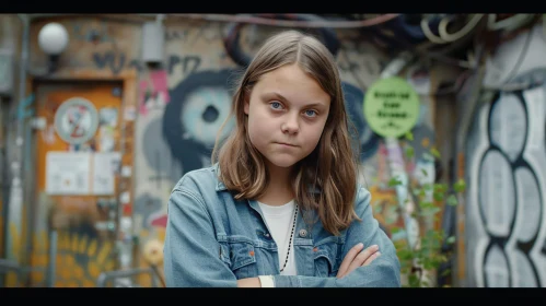 Greta Thunberg and Urban Art