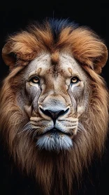 Regal Lion Head Shot