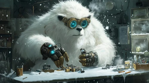 Yeti's Steampunk Invention