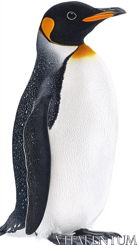 AI ART Detailed Penguin Figure