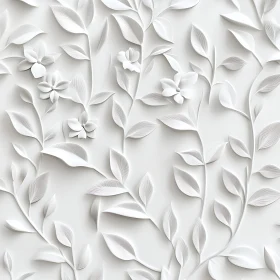 Monochrome Botanical Seamless Design