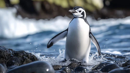Penguin in Natural Habitat