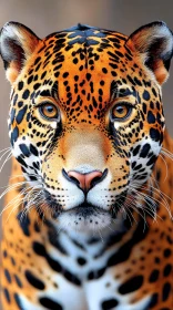 Jaguar Close-Up Portrait