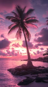 Tranquil Evening Beachscape