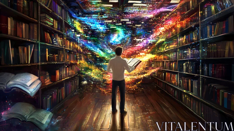 AI ART Library of Dreams: A Reader's Journey