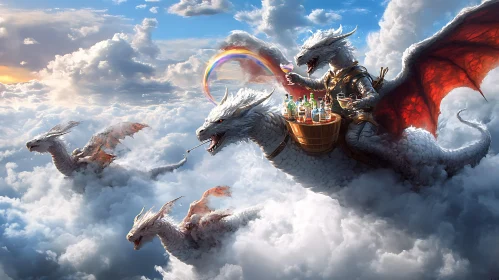 Flying Dragons with Drinks