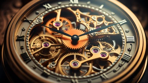 Intricate Silver Watch with Focus on Material and Details
