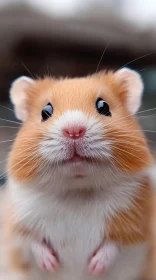 Adorable Hamster Portrait