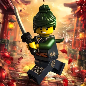 Lego Ninja Ready for Battle