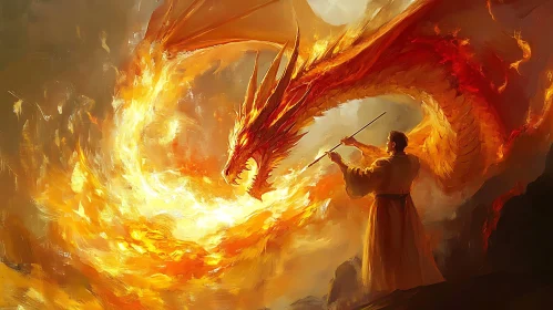 Dragon and Fire Sorcerer