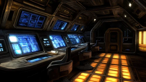 Advanced Sci-Fi Command Center