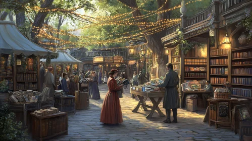 Sunlit Book Market