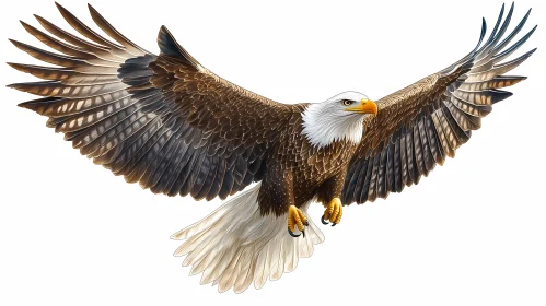 Eagle Soaring with Grace