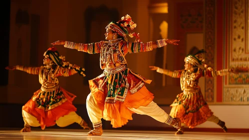 Traditional Dancers in Harmony