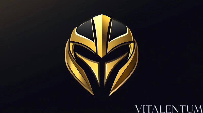 AI ART Luxurious Gold Emblem Design