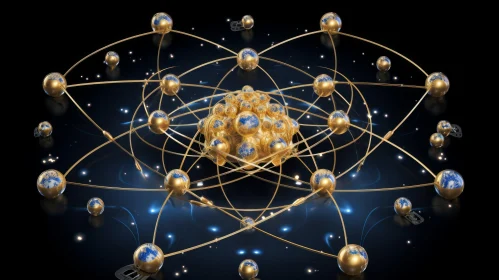 Golden Atom: Exploring the Mysteries of Quantum Physics and Cosmic Energy