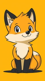 Cute Fox Cartoon Image