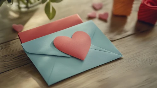 Romantic Correspondence with Paper Heart