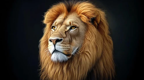 Regal Lion in Focus