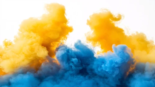 Swirling Hues of Smoke and Colour