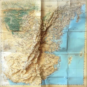 Antique Topographic Map