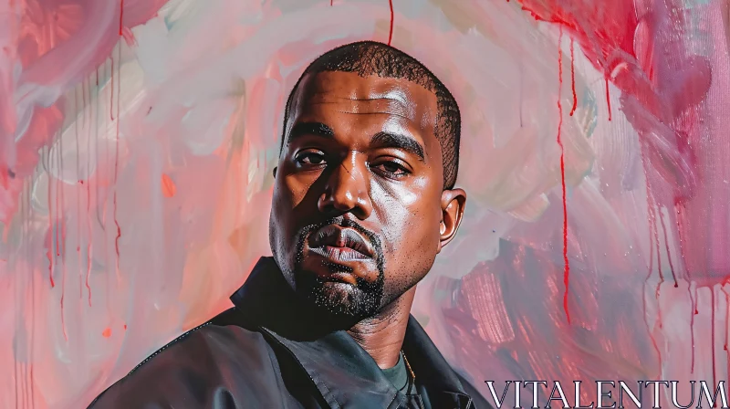 AI ART Kanye West in Surreal Abstract Art