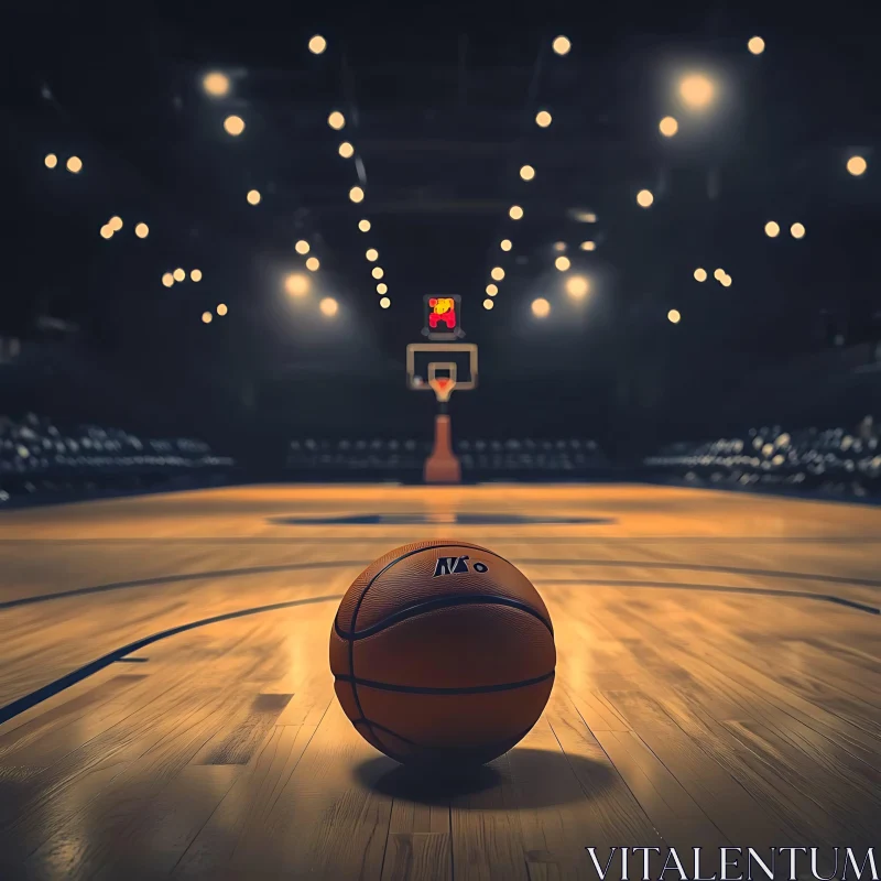 Basketball Still Life AI Image