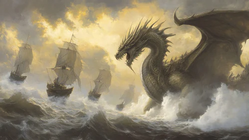 Sea Dragon Attack on Sailing Ships