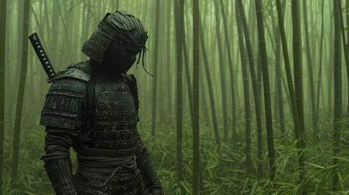 Silent Guardian of the Bamboo Grove