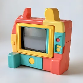 Colorful Retro Toy TV