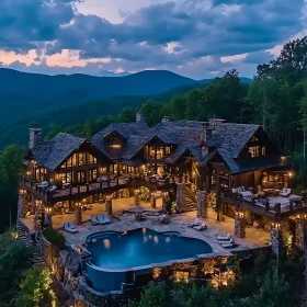 Luxurious Mountain Retreat with Pool