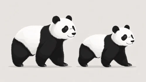 Panda Duo Art