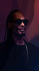 Snoop Dogg Wearing Sunglasses