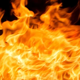 Captivating Blaze of Dancing Flames