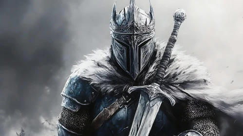 Medieval Knight in Shining Armor