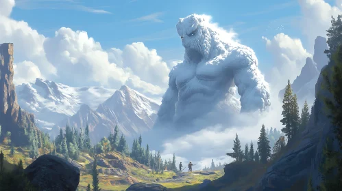 Colossal Giants Among Mountain Peaks