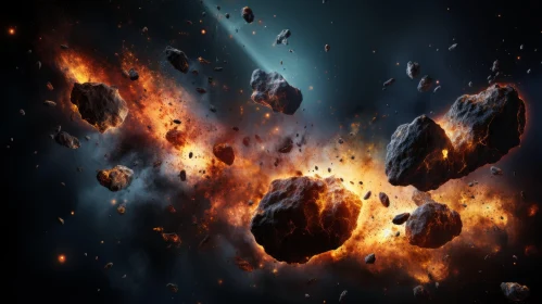 Asteroids and Meteors Falling from the Sky: A Dark and Gritty Universe