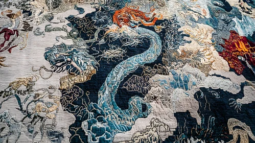 Woven Dragon Fantasy Artwork