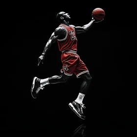Athlete Mid-Air