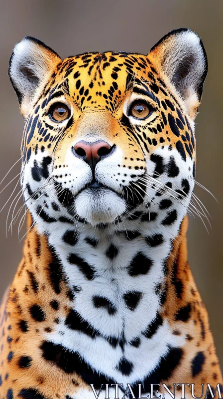 Majestic Jaguar Close-Up AI Image