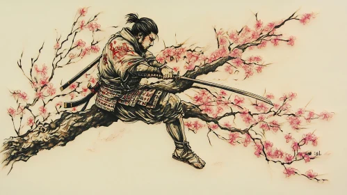 Warrior Among the Blossoms