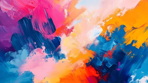 Brushstroke Color Field