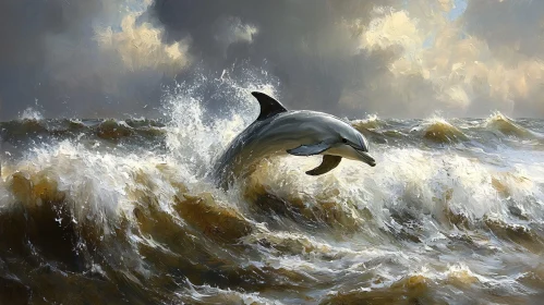 Oceanic Dolphin Jump