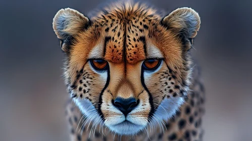 Intense Gaze of a Cheetah