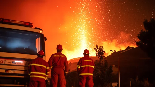 Emergency Response to Nighttime Wildfire