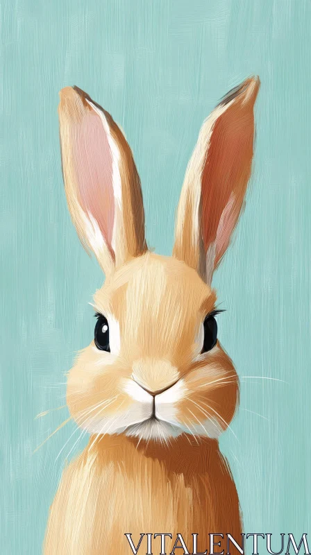 AI ART Rabbit Portrait Art