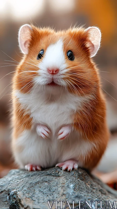 Fluffy Hamster Adventure AI Image